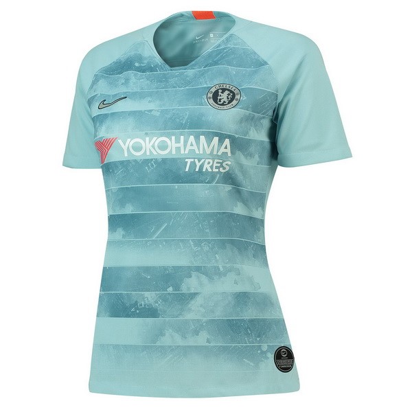 Camiseta Chelsea Tercera equipación Mujer 2018-2019 Azul